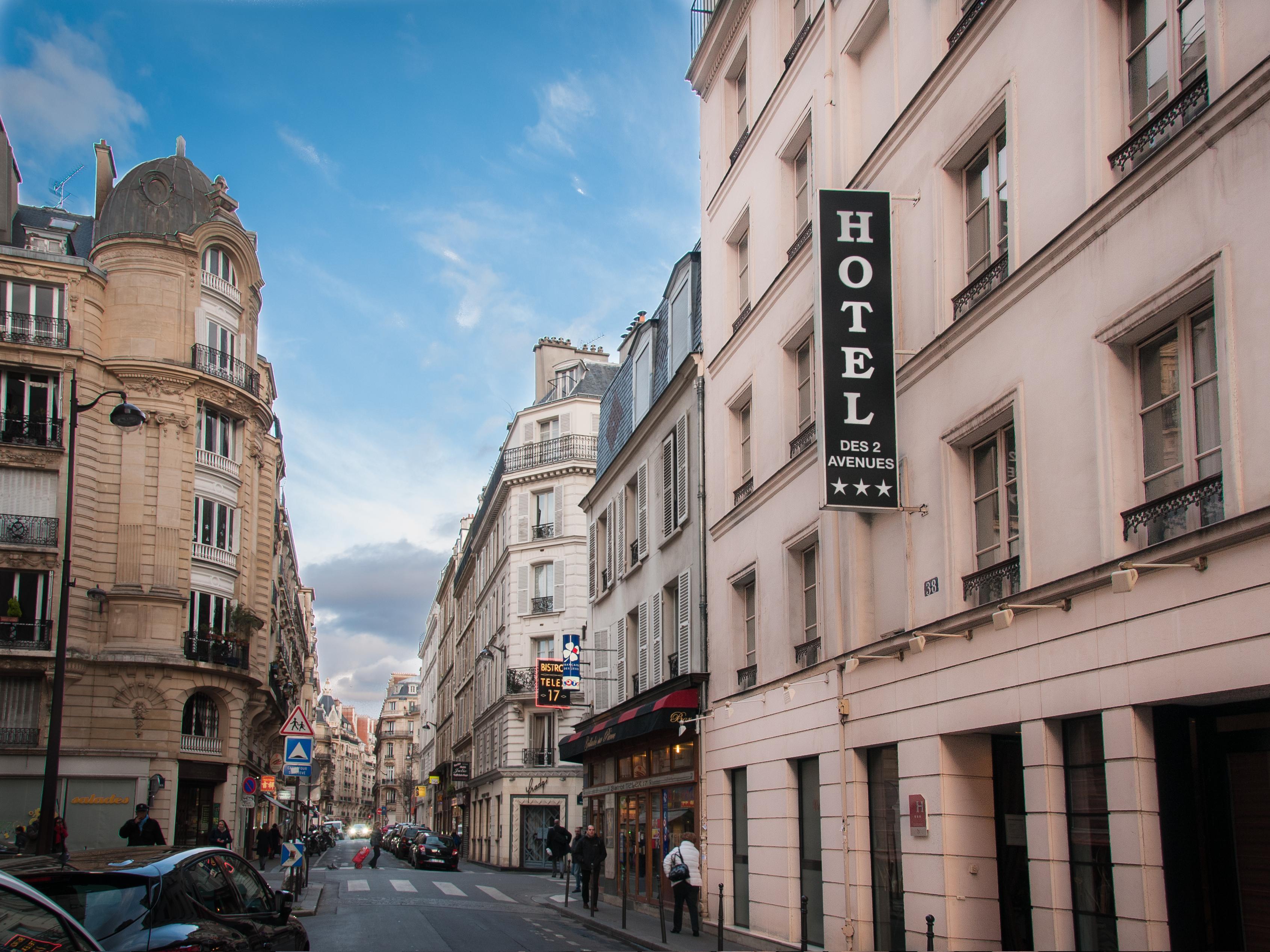 Hotel Des Deux Avenues Paris Exterior foto