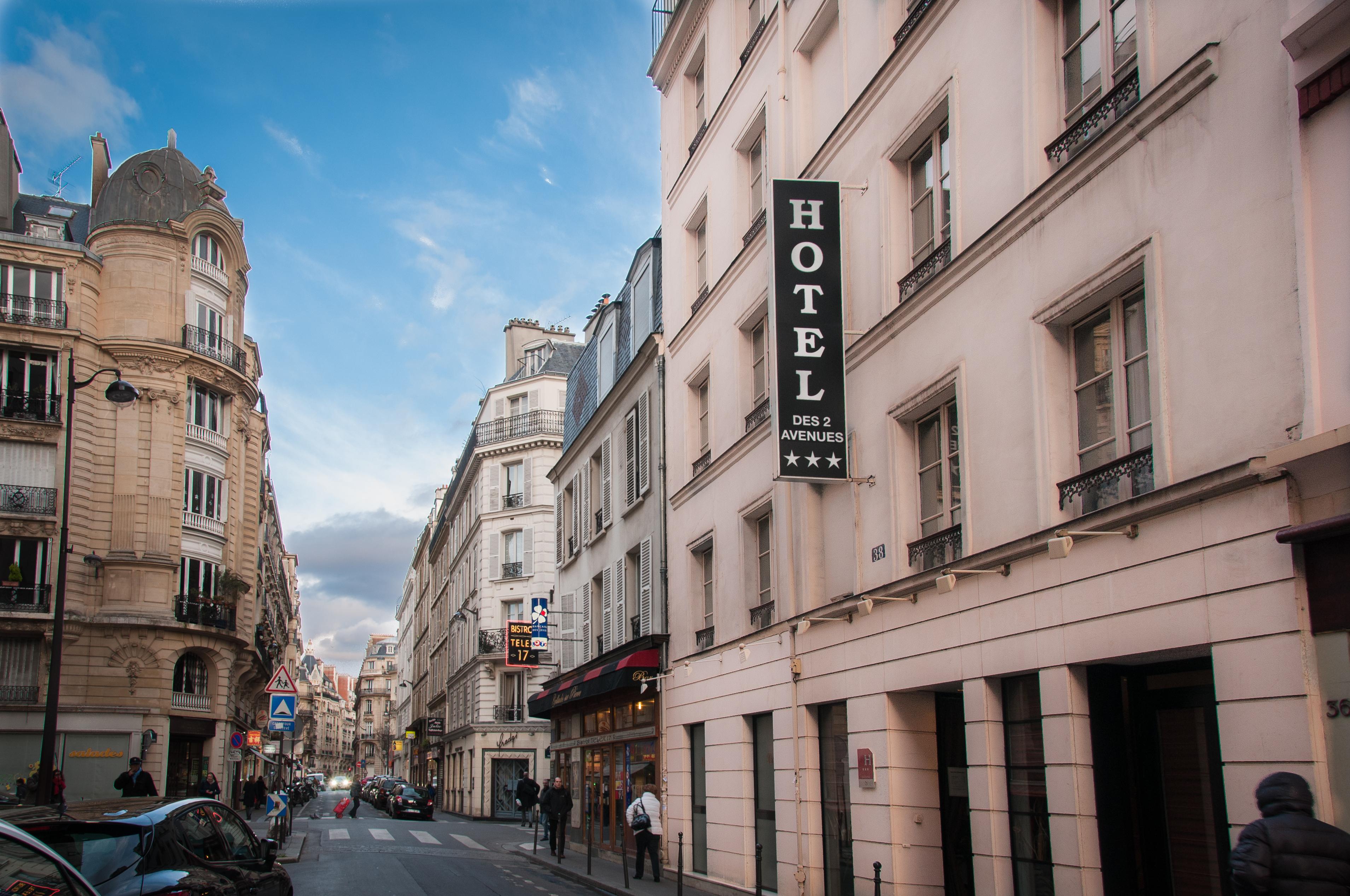 Hotel Des Deux Avenues Paris Exterior foto